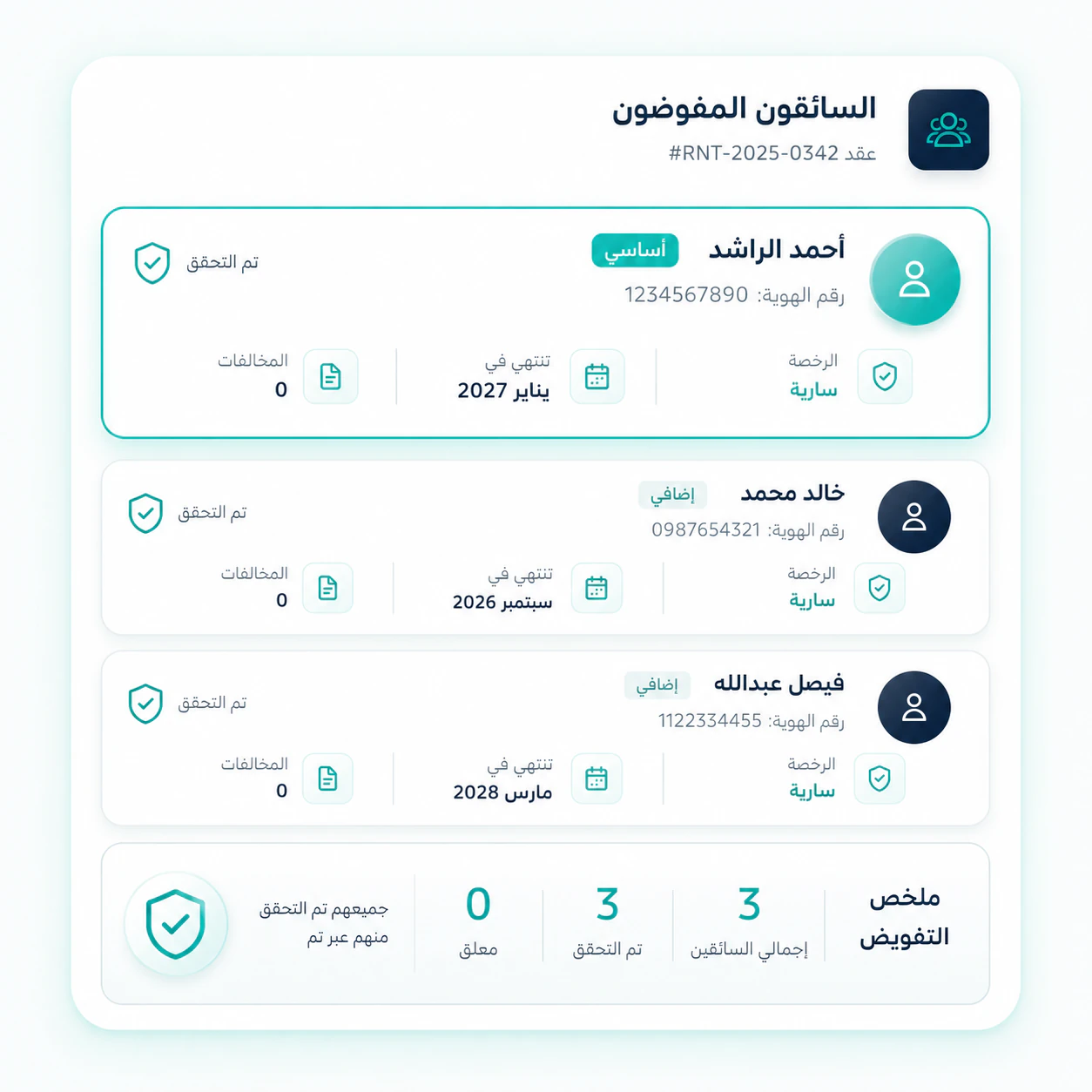 تفويض متعدد السائقين